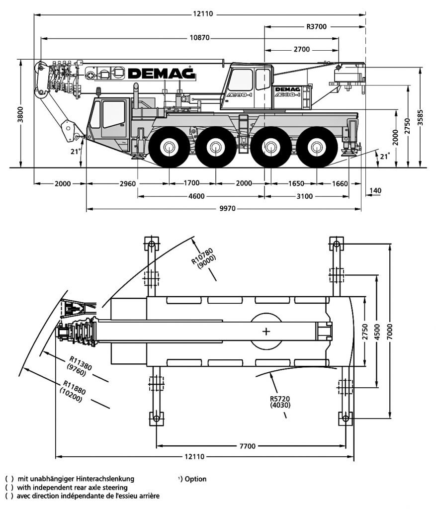 Demag AC 80-1 dimensioness